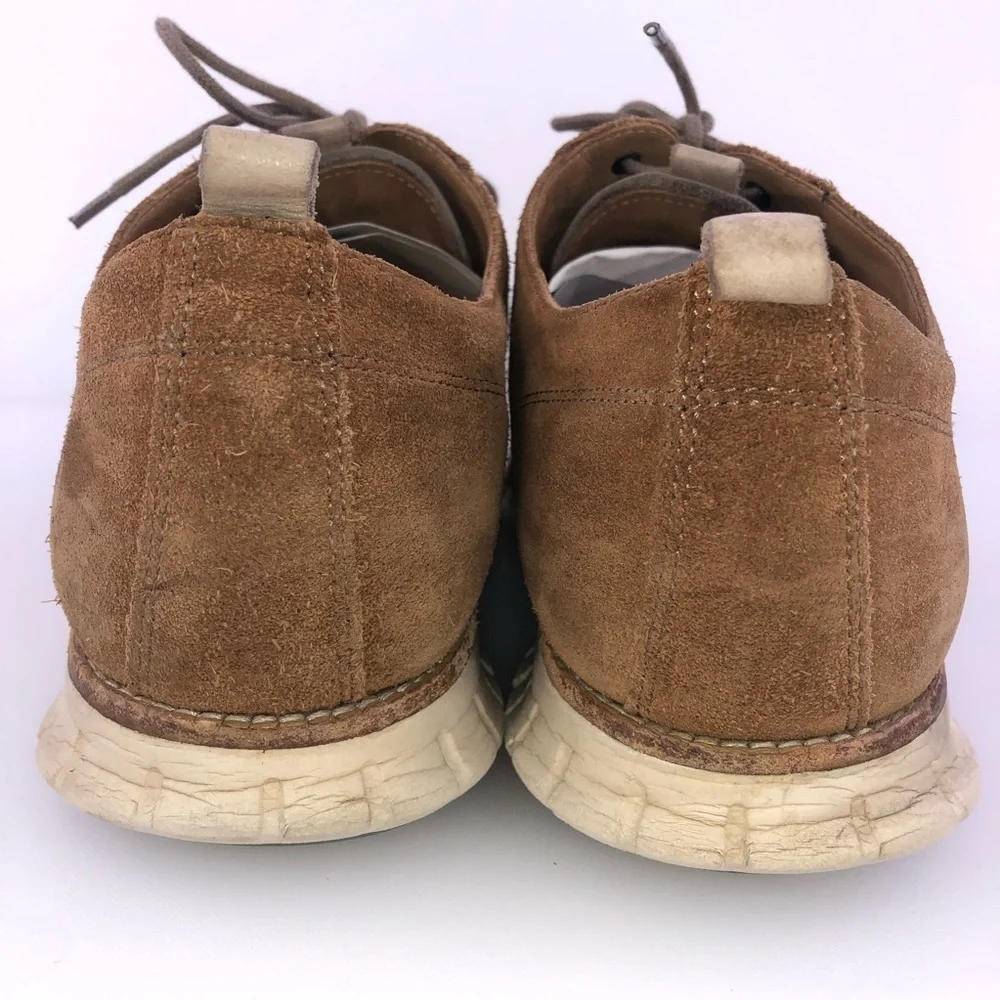 Cole Haan Zerogrand Grand OS Suede Brown Dress Shoes Size 10.5